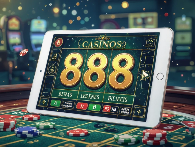 888 Casino App auf Tablet