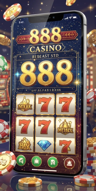 888 Casino App auf Smartphone